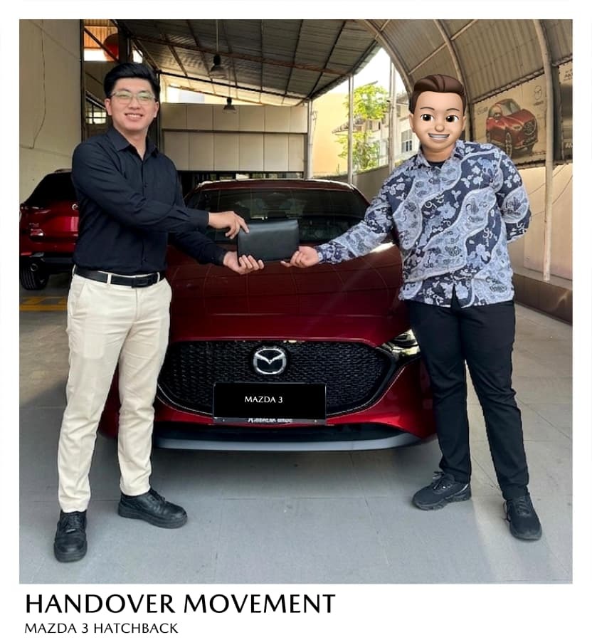 Serah terima unit Mazda 3 Hatchback