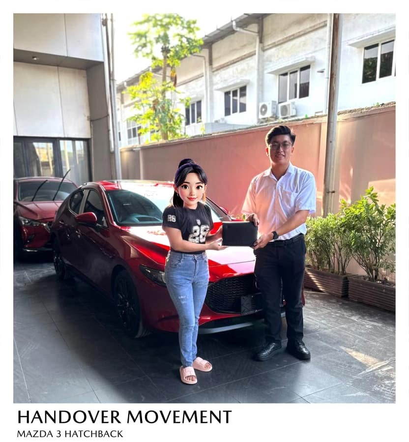 Serah terima unit Mazda 3 Hatchback