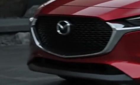 Detail grille Mazda